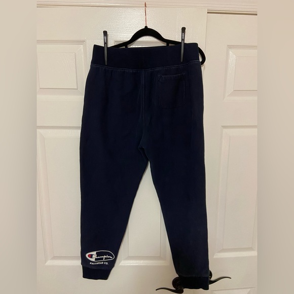 Champion Reverse Weave Navy Blue Sweatpants - Picture 4 of 7